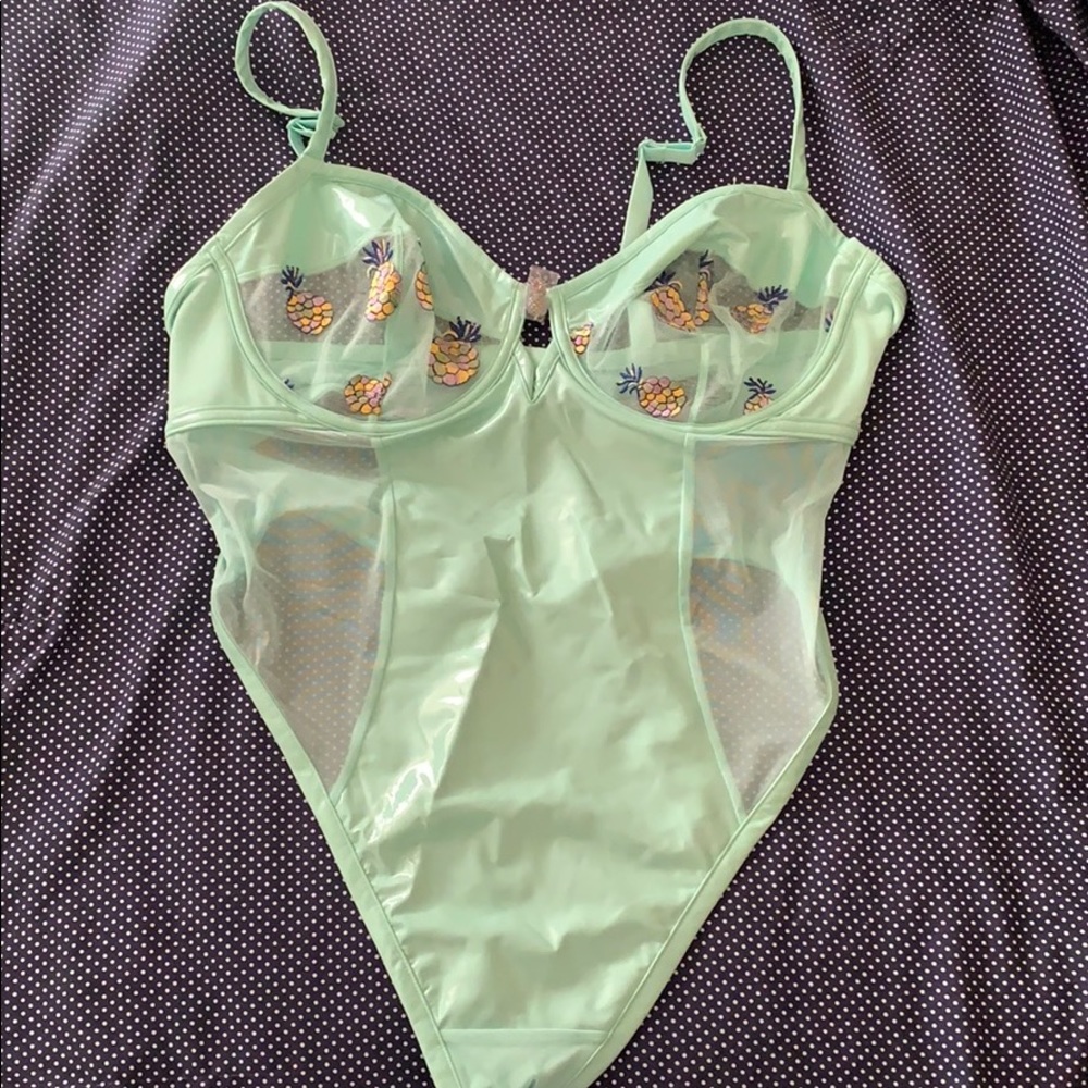 Savage X Fenty Tutti Fruity Embroidered Teddy